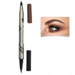 Tus 2 in1 de pleoape si sprancene microblanding Menghsiman Negru cu Maro